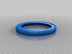 Disc golf rim proto 1
