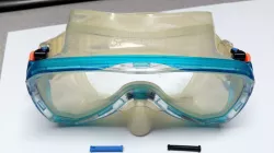 Diving mask replacement pin