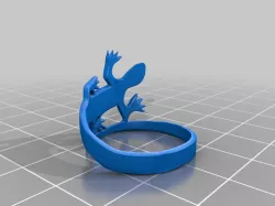 easy print lizard ring
