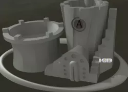 Geometric Lofted Castle House With NEW Möbius MOAT!!!