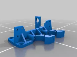 Gmax Dual Extruder Motor Bracket With Buit in Auto level SG90 Servo Mount