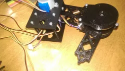 Inexpensive SCARA arm (2D) w/ 28BYJ-48 steppers