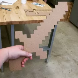Laser Cut Minecraft Tools