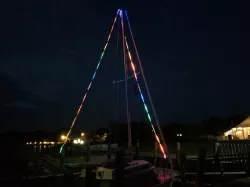 LED system for sailboats
