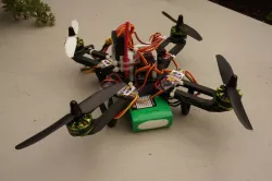 Lightweight single part quadcopter frame (236mm)