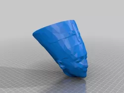 Low Poly Nefertiti