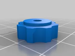 M4 Rosette Thumb Screw to tap