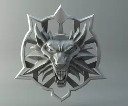 Medallion - Witcher Wolf - Last wish