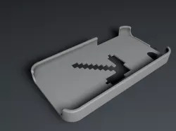 minecraft pickaxe iphone 4/ 4s case