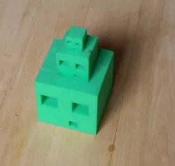 Minecraft Slime Cube