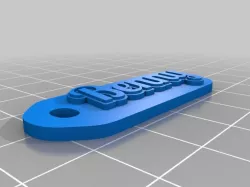 My Customized Multiline Tag or Keychain