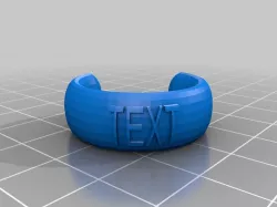 My Customized Text Ring/Bracelet/Crown Thing