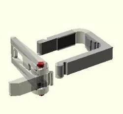 Parametric fast-clamp OpenSCAD library for K8200/3Drag