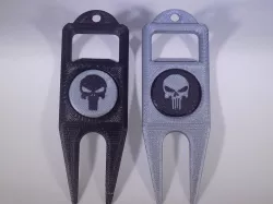 PUNISHER Golf Ball Marker