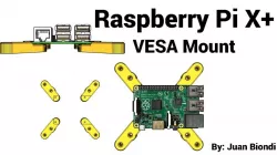 Raspberry X+ VESA Mount 75mm and 100mm