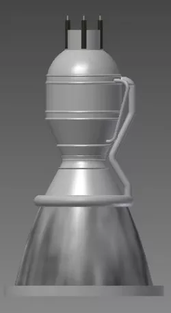 Rough Model of SpaceX Merlin Engine