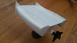 Rubber band powered race boat