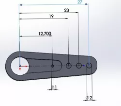 Servo 9g arm extender
