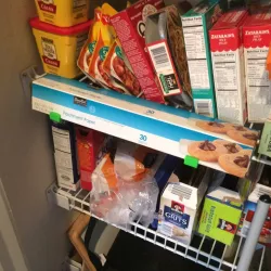 Shelf hook for boxes