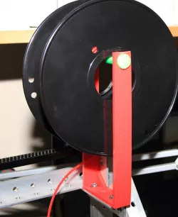 Spool mount for Contraptor MiniCNC with 3D printer head