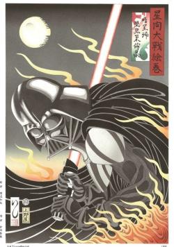 Star Wars ukiyo-e 3d print