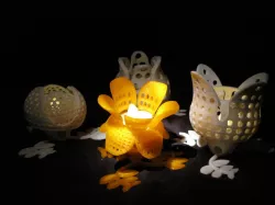 The rotating flowers - a small lights collection