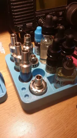 Vape Station Model 3 - Juice, Box Mod, Tank/RDA, and Drip Tip Holder