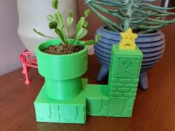 Venus Fly Trap Super Mario Warp Pipe Self Watering Planter