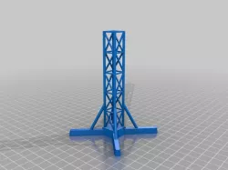 1:24 scale 16" truss tower base 