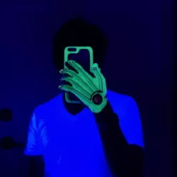 3D Printed Flexible LED Glove