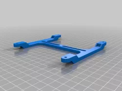 Bracket for water cooling reservoir for 120 mm fan/radiator