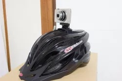 Camera mount for bike helmet