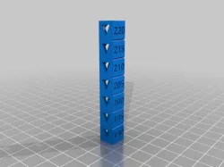 Custom temperature calibration tower 190 - 220