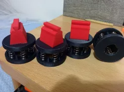 Damper 3Drag / K8200 feet support with spring absorb vibration
