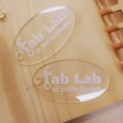 DCPL FabLab keychain