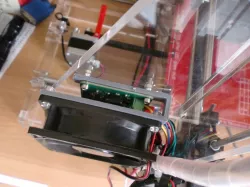 Fan frame for Melzi on Prusa i3