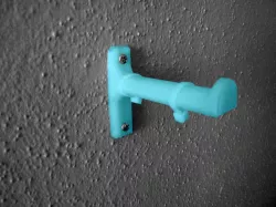 Filament Spool: Stud-mounted wall hook