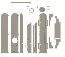 Hidden Blade ( Extended Blade w/ Dual Action) for Assassin's Creed