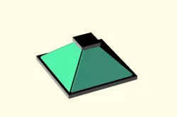 Hologram Pyramid Screen