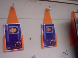 ID holder for equipment checkouts