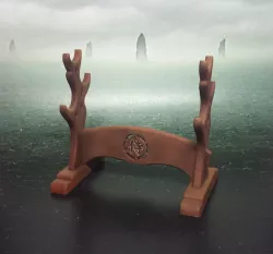 Japanese Samurai Design Pen Stand with Samurai Kanji