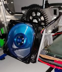 k8200 e3d v6 80mm pc fan mount 【 STLFinder