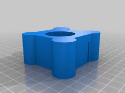 Makerbot Mini PVC spool holder clamp