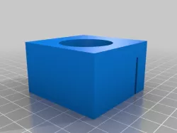 Makerbot Mini PVC spool holder clamp