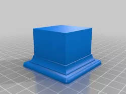 Mini display square plinth