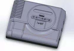 Mini-SegaGenesis Raspberry PI B 1/2
