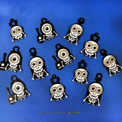 Minions Keychain / Magnets - Skull / Skeleton Version