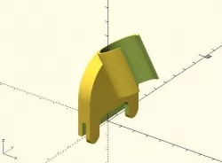Mirror hung E14 socket holder