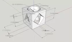 More fun calibration cube - rock paper scissors dice