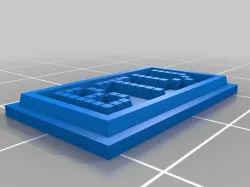 My Customized DOTFONT (variable width OpenSCAD font with